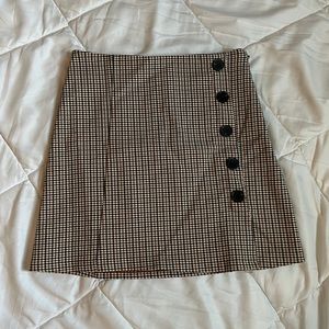 Plaid Mini Skirt